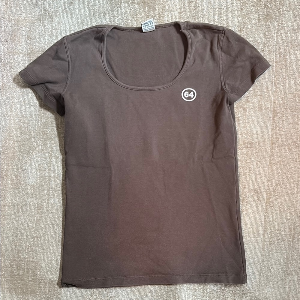Brown French Vintage Tee
